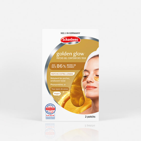 golden glow patches gel contour des yeux Schaebens