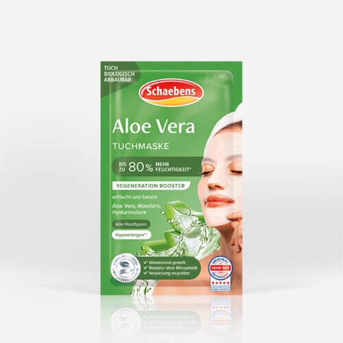 Aloe-Vera-Tuchmaske